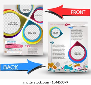 Architecture & Interior Decorator Front & Back Flyer Template