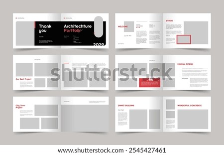 Architecture and Interior Portfolio Design, Landscape Architecture Portfolio Design, Portfolio Template