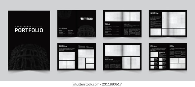 Arquitectura y diseño de carteras o carteras interiores