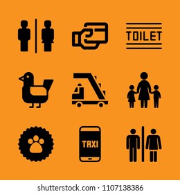 architecture, ladder, web and design icon set. Vector illustration for web and design.