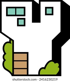 Architecture Letter Alphabet Vector Element