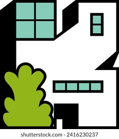 Architecture Letter Alphabet Vector Element