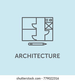 ARCHITECTURE LINE ICON