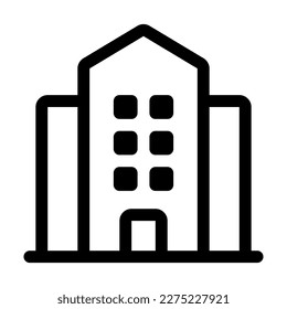 architecture line icon vector design template and illustration