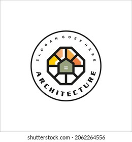 Architecture logo design, architect and dream house