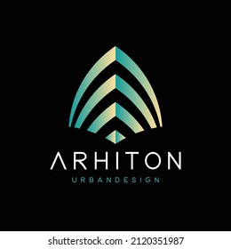 Architecture Logo Design. Building Construction Emblem. Real Estate Modern Symbol. Architecture Building Icon. Contemporary Architecture. Civil Engineer Construction Design - Vector