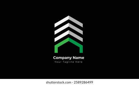Architecture logo design, Building logo, Vector template
