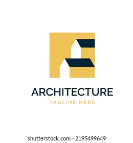 Architecture logo design illustration vector template