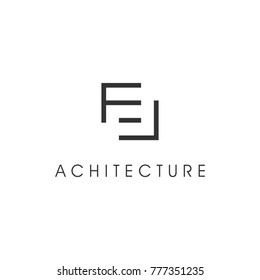 ARCHITECTURE LOGO DESIGN VECTOR