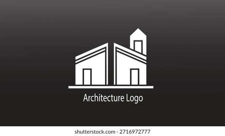 Logotipo de arquitectura moderna casa edificio Plantilla editable 