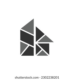 architecture logo template. Icon Illustration Brand Identity. Isolated and flat illustration. Vector graphic