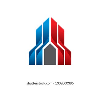 Architecture Logo Template, Icon, Symbol - Vector