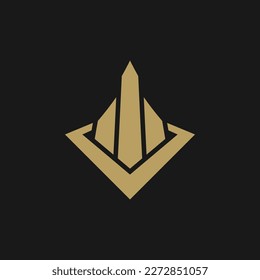 Arquitectura Logo Vector Art, icono de construcción