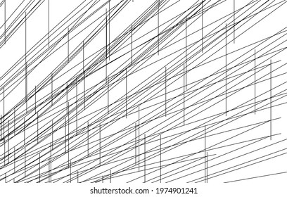 architecture modern background vector illustration