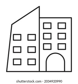 Architecture Outline bold Vector Icon which can be easily modified or Edited  