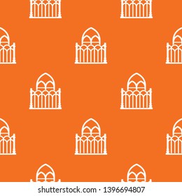 Architecture pattern vector orange for any web design best