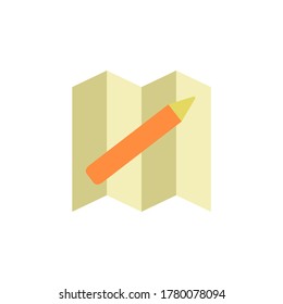 Architecture, pen icon. Simple color vector elements of knowledge icons for ui and ux, website or mobile application