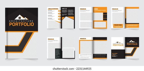 Architecture portfolio or interior portfolio Brochure creative design