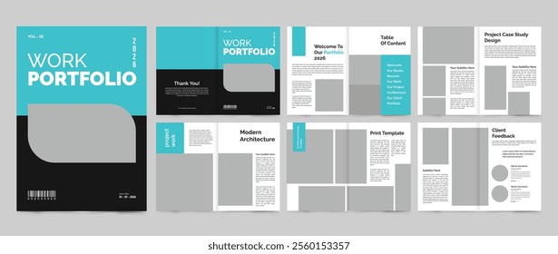 Architecture portfolio and interior portfolio design template
