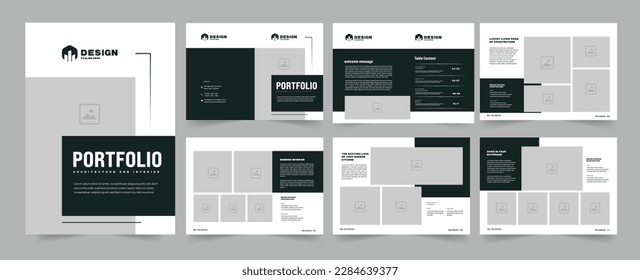 Architecture portfolio layout template or Portfolio design