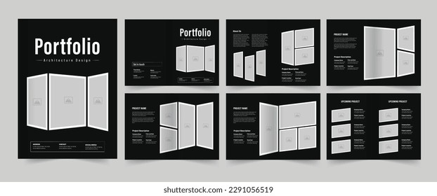 Architecture Portfolio Layout Template or Portfolio design