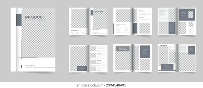 Architecture Portfolio Template, Creative Interiors Design Presentation Template.