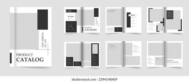 Plantilla de portafolio de arquitectura, plantilla de presentación de diseño de interiores creativos.