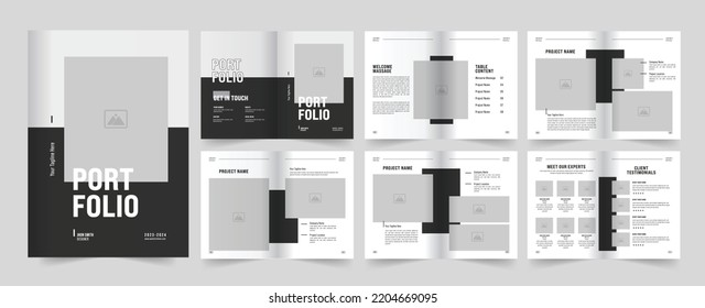 Architecture Portfolio Or  Portfolio Template Design