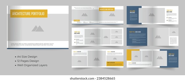 Architecture Portfolio template Design and Architecture Portfolio Design