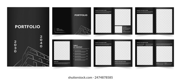 Diseño de Plantilla y diseño de diseño de Cartera interior