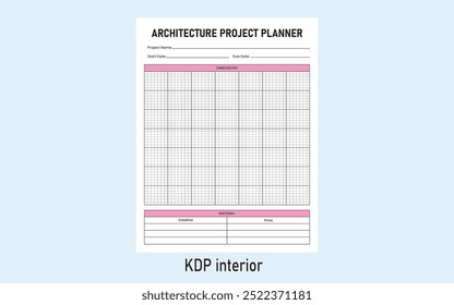 Architektur Projektplaner KDP Interior Template