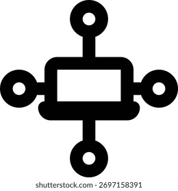 Architecture, System, Environment Outline Icon