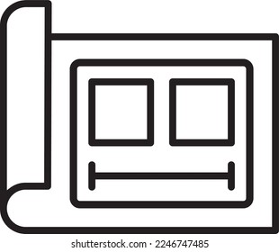 Architecture, technology vector icon, EPS
