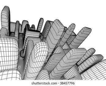 architecture in two colors