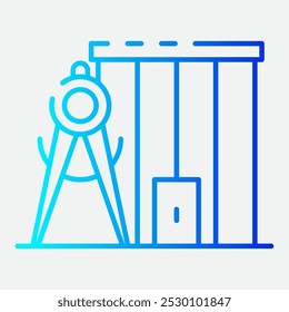 Símbolo de icono de diseño de Vector de arquitectura
