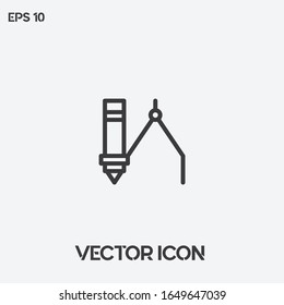 Icono de vector de arquitectura. Ui/Ux. Calidad superior.
