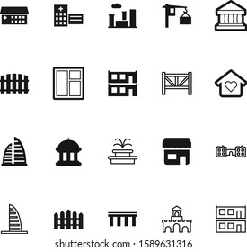 architecture vector icon set such as: festive, glossy, boutique, finance, room, grocery, investment, architectural, market, kingdom, splash, love, commerce, fortress, travel, logo, storefront, cafe
