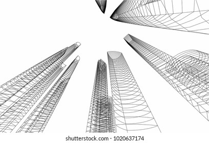 architecture vector illustration
