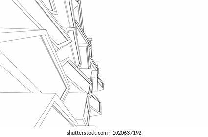 architecture vector illustration