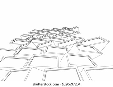 architecture vector illustration