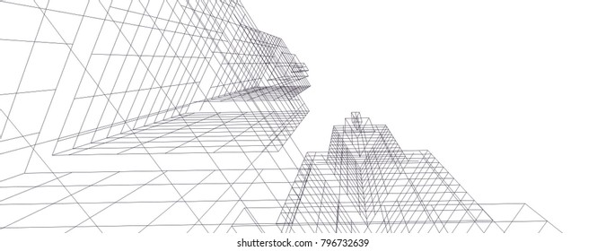 architecture vector illustration