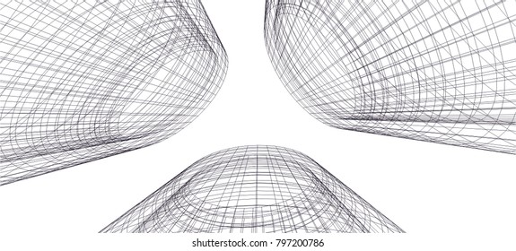 architecture vector illustration