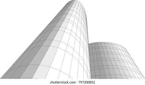 architecture vector illustration