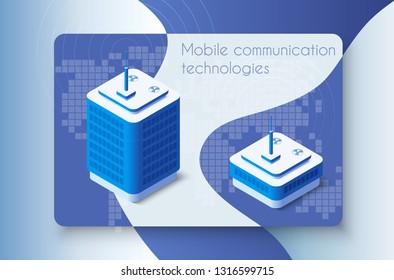 Architecture vector illustration city for business background with isometric skyscraper, urban building, and modern cityscape for town construction map background.