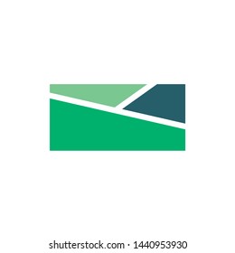 Architecture vector logo. Construction logo. Linear geometric icon