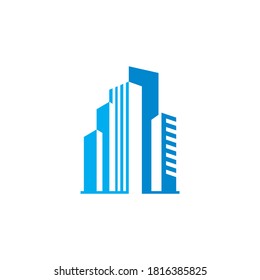 Vector de arquitectura, logotipo inmobiliario