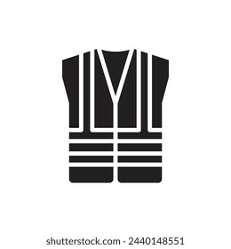Architecture Vest Filled Icon Vector Illustration