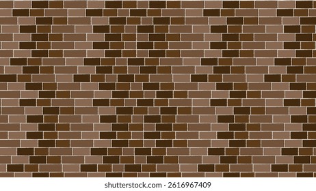 Architecture wall building construction. Brickwall brown texture background. Vintage style design 