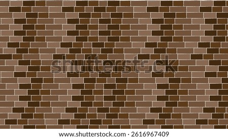 Architecture wall building construction. Brickwall brown texture background. Vintage style design 