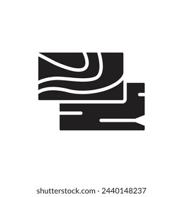 Architecture Wood Filled Icon Vector Illustration